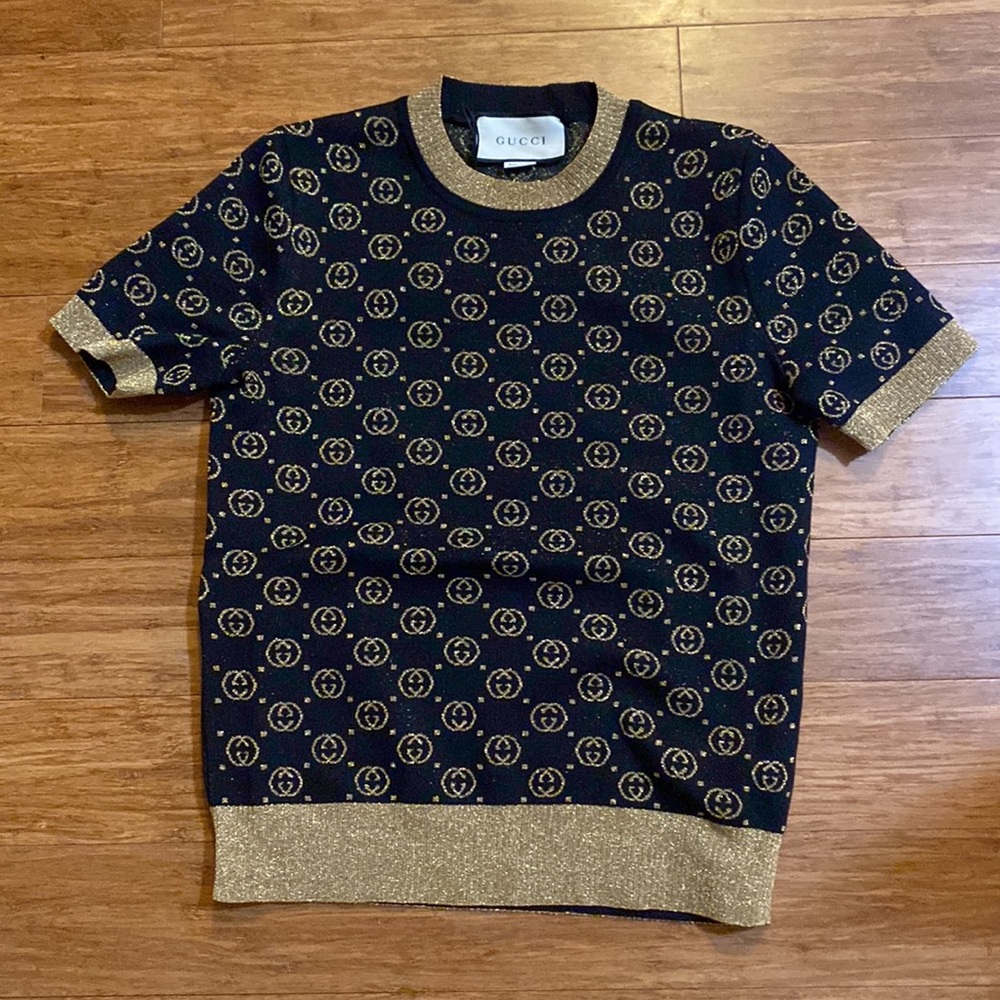 Gucci GG lamé Top Size S - Picture 2 of 11